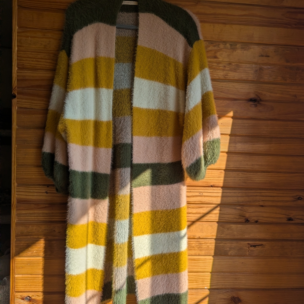 Anthropolgie Super Soft Striped Cardi